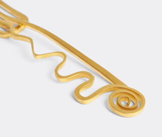L'Objet 'Spirale' cocktail fork, set of four, gold GOLD LOBJ25SPI052GOL