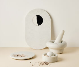 Tom Dixon &#39;Stone&#39; spice grinder WHITE TODI22STO804WHI