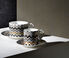 Missoni 'Zig Zag Gold' coffee cup and saucer, set of two Multicolour MIHO22ZIG316MUL