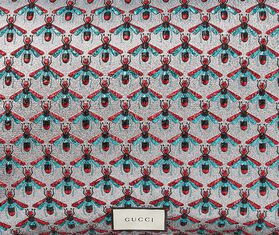 Gucci 'Tiger' velvet cushion MULTICOLOUR GUCC18CUS889MUL