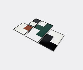 Serax Tray, L, green and white MULTICOLOUR SERA19PLA816GRN