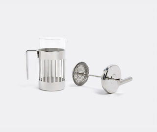 Alessi Press filter coffee maker or infuser, 3 cups set SILVER ALES15PRE865SIL
