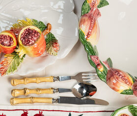 Les-Ottomans &#39;Pomegranate&#39; salad bowl, multicolor MULTICOLOUR OTTO25POM591MUL