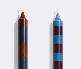 Hay 'Stripe Candle' set of four, bright MULTICOLOUR HAY121STR504MUL