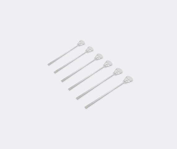 Riva 'Huesos' drink mixers, set of six Stainless steel RIVA17HUE935SIL