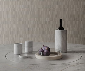 Salvatori 'Ellipse' container, white WHITE SALV21ELL103WHI