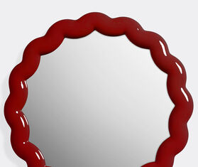 &amp;k Amsterdam &#39;Zigzag&#39; mirror, red RED AMST25MIR074RED
