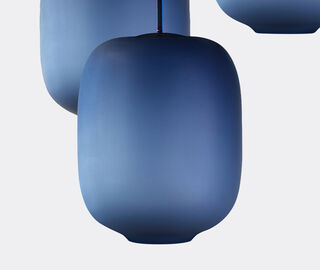 Cappellini 'Arya' three pendant lamp, blue, US plug BLUE CAPP20ARY737BLU