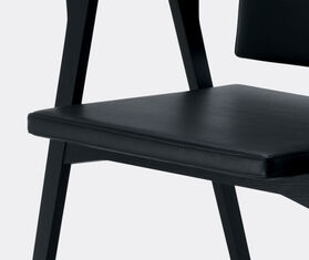 Cassina &#39;Luisa&#39; small armchair, black leather BLACK CASS21LUI749BLK