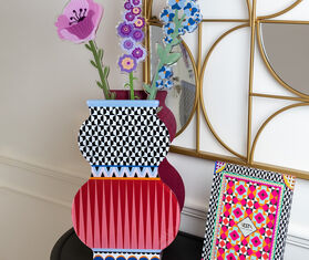 VESTA 'Giudecca' vase, large, Marocco multicolor MULTICOLOUR VEST25GIU274MUL