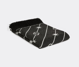 Gucci 'Diagonal' plaid blanket, black BLACK GUCC22PLA140BLK