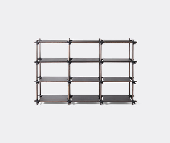 Audo Copenhagen 'Stick' shelving system Black, dark ash MENU17STI003BLK