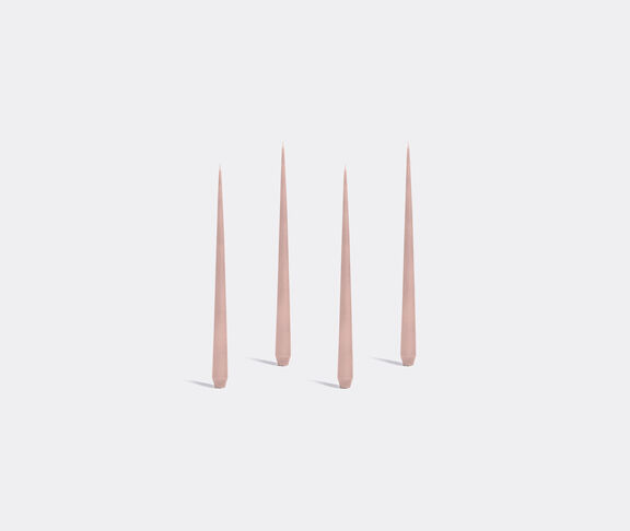 Zaha Hadid Design 'Tapered' candle, set of four, tall, rose undefined ${masterID}