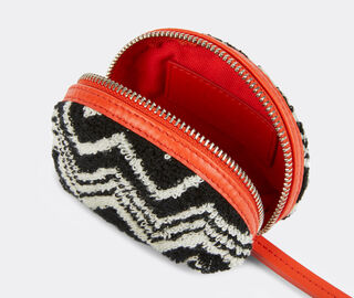 Missoni 'Keith' coin case WHITE MIHO22KEI090BLK