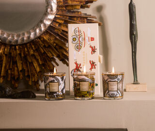 Baobab Collection 'Aspen-Lik&aacute;&aacute;h-Far West' candle, set of three, multicolor MULTICOLOUR BAOB26TRI184MUL