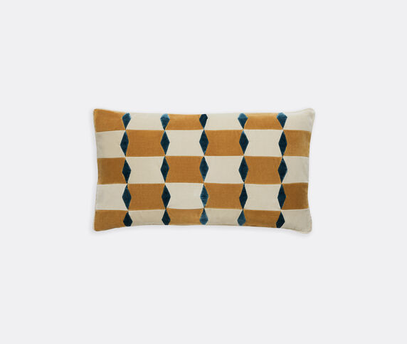 Christina Lundsteen 'Florence' cushion, barley, dusty white and mazarine MULTICOLOUR CHLU26FLO537MUL