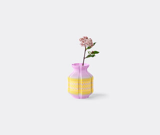 Wontek 'Ancient Aliens' vase no. 2, lilac, yellow and gray MULTICOLOUR WONT26VAS045MUL
