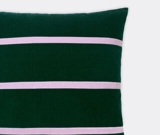 Christina Lundsteen 'Gemma' cushion, emerald and lavender MULTICOLOUR CHLU25GEM767MUL