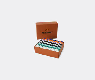 Missoni 'Best' face towel, set of six, black multicolor MULTICOLOUR MIHO26BES043MUL