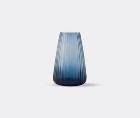 XLBoom &#39;Dim Stripe&#39; vase, large, blue BLUE XLBO25DIM998BLU