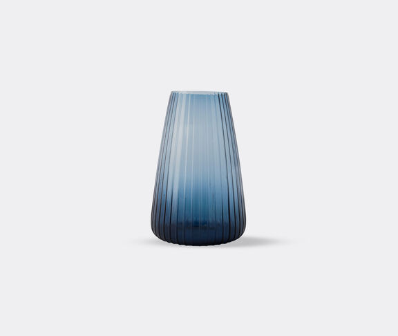 XLBoom 'Dim Stripe' vase, large, blue undefined ${masterID}