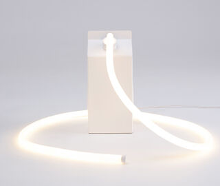 Seletti 'Milkglow' lamp, US plug WHITE SELE22RES518WHI