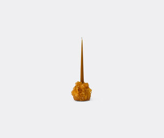 Mineral Series 'Crystal' candlestick holder, aureate yellow ORANGE MISE26CAN523ORA