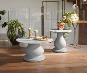 Slide 'Ottocento Mini' coffee table, medium, granite gray GREY SLID26OTT017GRY