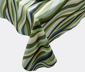 L'Objet 'Linen Sateen Landscape' tablecloth, medium, blue and green BLUE LOBJ23LIN382GRN