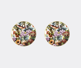 Simone Guidarelli Home 'Jungle' bread plate, set of two, multicolor MULTICOLOUR SIMO26JUN515MUL