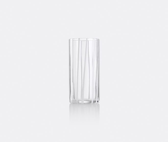 NasonMoretti 'Cyrcus' highball glass, white WHITE NAMO25CYR293WHI