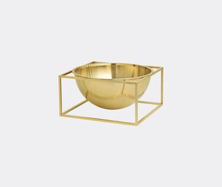 Audo Copenhagen 'Kubus Centerpiece bowl', large, gold plated GOLD BYLA22BOW349GOL