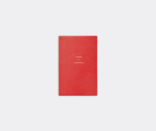Smythson 'Make It Happen' notebook, scarlet red RED SMYT22PAS347RED