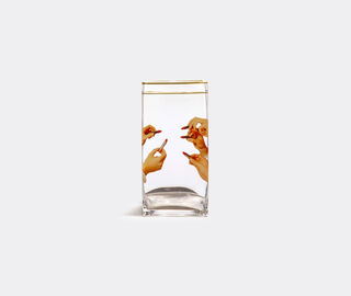 Seletti 'Lipsticks' vase, large TRANSPARENT SELE22GLA534MUL