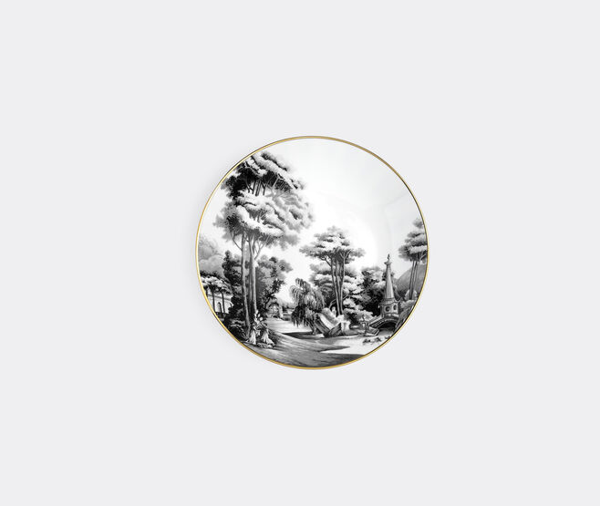 Simone Guidarelli Home 'Imperial Garden' soup plate, black and white MULTICOLOUR SIMO26SOU730MUL