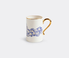 L&#39;Objet &#39;Sweetheart&#39; mug, white, blue and gold MULTICOLOUR LOBJ25RUA833MUL