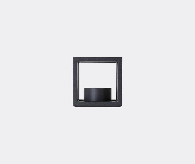 Audo Copenhagen 'Kubus T' tealight holder, black BLACK BYLA22KUB516BLK