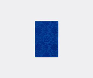 Dolce&amp;Gabbana Casa Jacquard bath mat with D&amp;G logo, blue BLUE DGCA25BLU707BLU