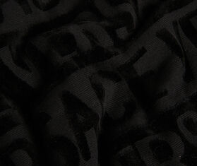 Versace 'I Love Baroque' beach towel, black BLACK VERS22BEA875BLK