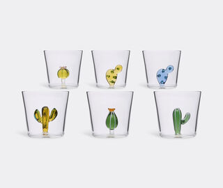 Ichendorf Milano 'Desert Plants' assorted tumblers, set of six MULTICOLOUR ICMI22DES620MUL