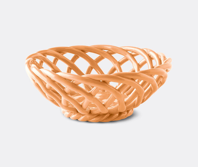 Octaevo 'Sicilia' basket, small, tangerine BROWN OCTA25CER967ORA