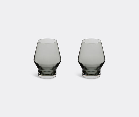 Nude 'Beak' glass, set of two Smoke NUDE17BEA860GRY