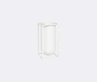 Audo Copenhagen 'Kubus Lolo' vase, white WHITE BYLA22KUB717WHI