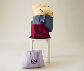 Hay &#39;HAY&#39; shopper bag, steel blue SILVER HAY125SHO259BLU