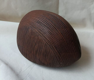 Zanat 'Riccio' bookend, walnut oil BROWN ZANA26RIC640BRW