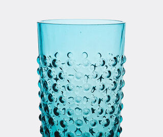 KLIMCHI 'Hobnail' tumblers, set of six, aquamarine TURQUOISE KLIM23HOB064LBL