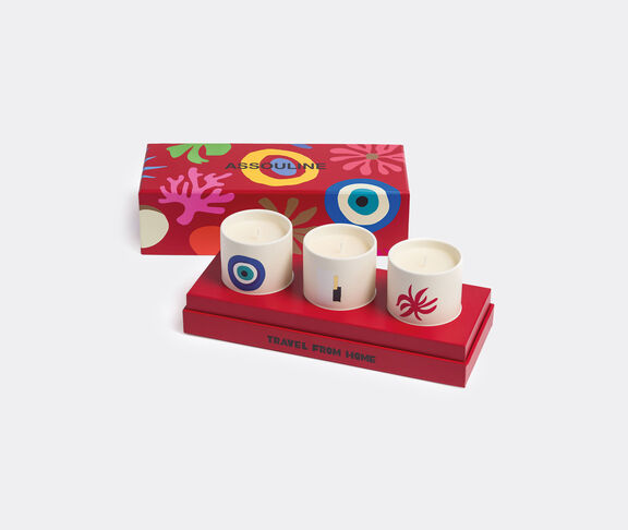 Assouline 'Travel Set From Home’ mini candles, set of three MULTICOLOUR ASSO23TRA116MUL