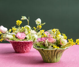 Bordallo Pinheiro 'Maria Flor' bowl, set of four, green MULTICOLOR BOPI26MAR989MUL