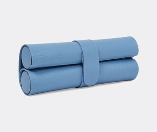 Smythson 'Panama' chess roll, Nile Blue BLUE SMYT23PAN302BLU
