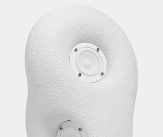 Transparent 'Acoustic Sculpture', white WHITE TRAN23ACO122WHI